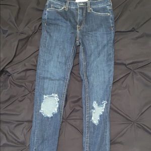 Free people busted knee jeans